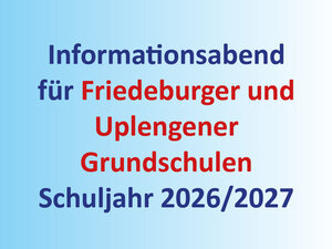 Infoabend GS Friedbg Uplengen