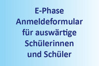 Anmeldeformular E-P Auswärtige
