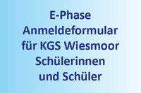 Anmeldung EP KGS Wiesmoor SuS