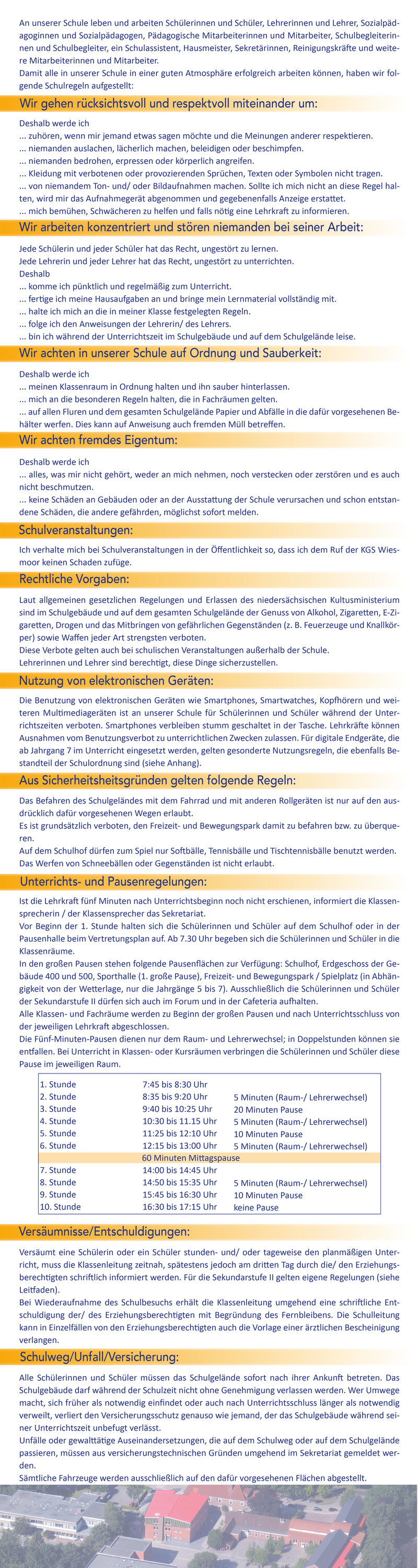 Schulordnung ab 2023