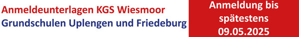 Anmeldung Friedeburg Uplengen GS